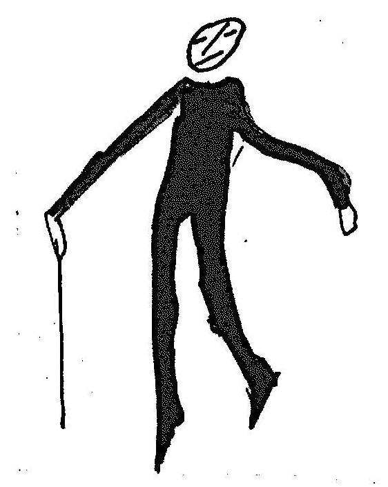 Kafka, Personnage découpé