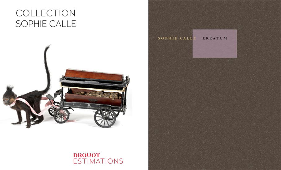 Sophie Calle collection et erratum