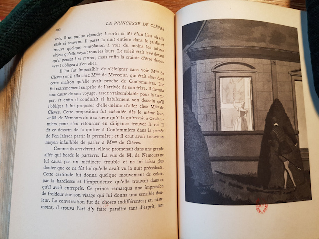 Madame de Lafayette, La Princesse de Clèves, Paris, Editions du Panthéon, 1946. Illustrations de Claude Chopy