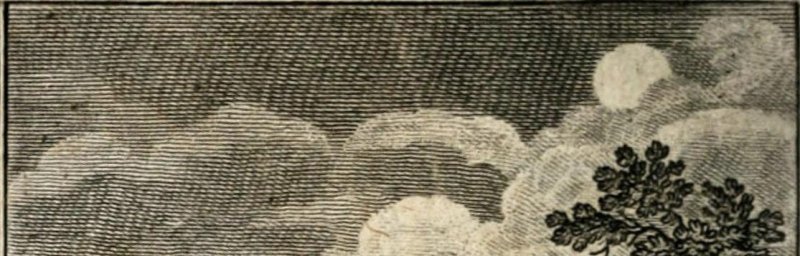 Matilde séduit Ambrosio (Le Moine, Maradan, 1797) - détail de la lune