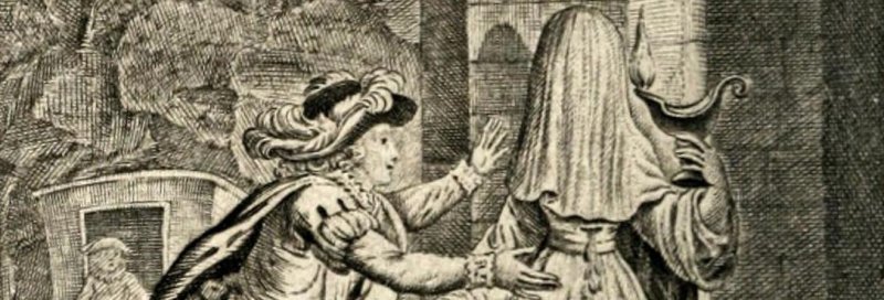 La Nonne sanglante remplace Agnès (Le Moine, Maradan, 1797) - dét. lampe