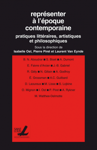 Couverture Représenter à l'époque contemporaine