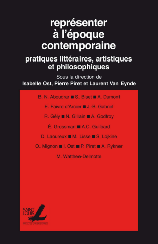 Couverture Représenter à l'époque contemporaine