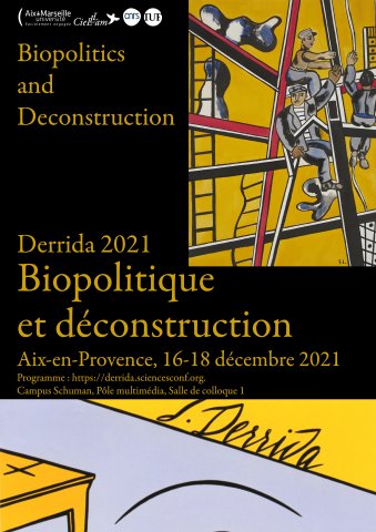 Affiche colloque Derrida 2021