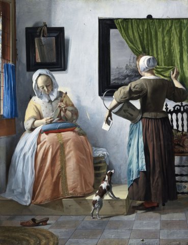 Metsu, Femme lisant une lettre