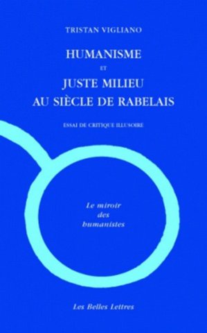 Humanisme et juste milieu, première de couverture.