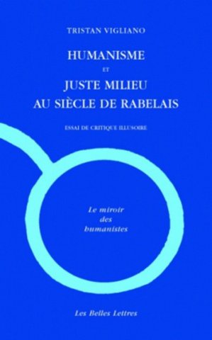 Humanisme et juste milieu, première de couverture.