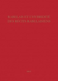 Rabelais et l'hybridité des récits rabelaisiens, première de couverture