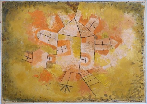 Paul Klee - Rotierendes Haus (1921)