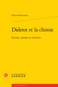 Couverture Diderot et la chimie - Science, pensée et écriture