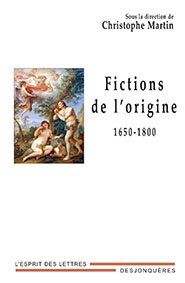 Couverture Fictions de l'origine