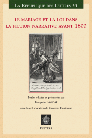 Couverture Le mariage et la loi dans la fiction narrative