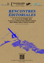 Affiche Rencontres éditoriales