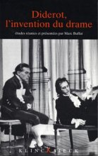 Couverture Diderot, l’invention du drame