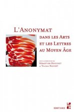 Couverture Anonymat dans les arts