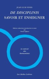 Première de couverture du De disciplinis édité par Tristan Vigliano.