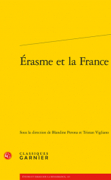 Erasme et la France, première de couverture.
