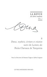 Titre de l'ouvrage