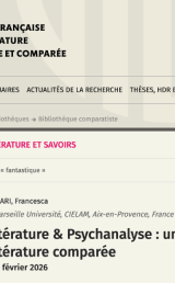 Littérature & Psychanalyse