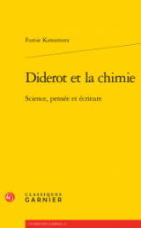 Couverture Diderot et la chimie - Science, pensée et écriture