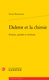 Couverture Diderot et la chimie - Science, pensée et écriture