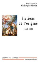 Couverture Fictions de l'origine